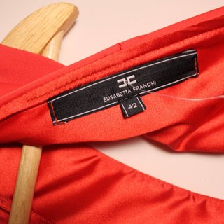 Abito Elisabetta Franchi Rosso Vintage Y2