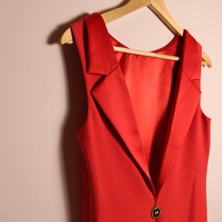 Abito Elisabetta Franchi Rosso Vintage Y2