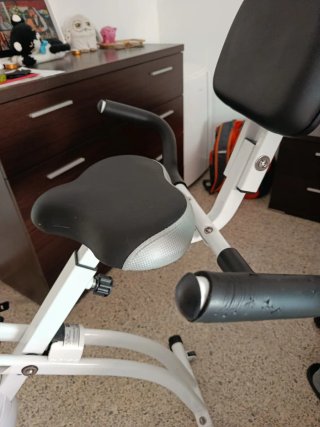 Bicicleta reclinada Ion Fitness con respaldo