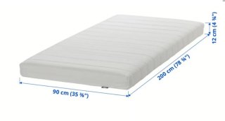 Litera infantil 90x200 con colchones sin estrenar