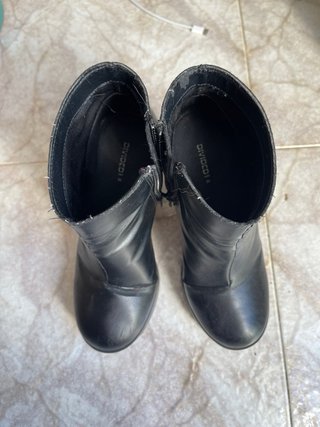 Botines negros de tacón plataforma