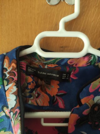 Chaqueta estilo japonés Zara floral