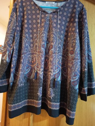Blusa Punto Roma Cadena Tassels
