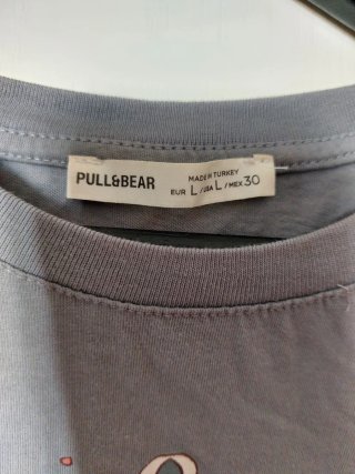 Camiseta Pull&Bear Estampada M