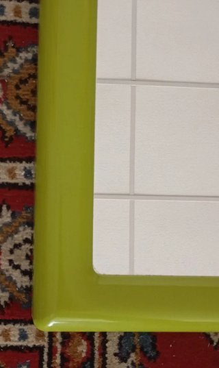Espejo decorativo verde