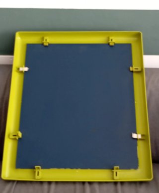 Espejo decorativo verde