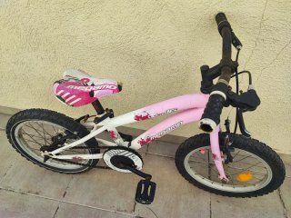 Bicicleta infantil rosa Megamo Kid 16"