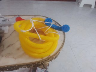 Teléfono de ducha infantil amarillo