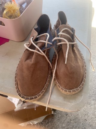 Zapatos Polinesia Esparto Marrones Talla 43