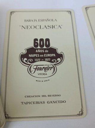 Baraja Española Neoclásica 1810
