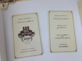 Baraja Española Neoclásica 1810