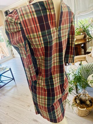 Vestido Ganso cuadros algodón