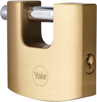 Yale candado resistente acero endurecido exterior