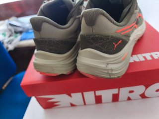 Zapatillas Puma  Eléctrify  Nitro Verde Naranja