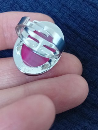 Anillo piedra natural ovalada