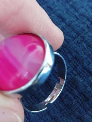 Anillo piedra natural ovalada