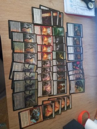 Mazo Pauper Jund Wildfire Cartas Magic