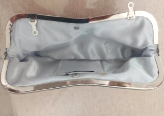 Pochette Marta Marzotto Argento Paillettes
