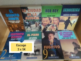 3 libros a escoger