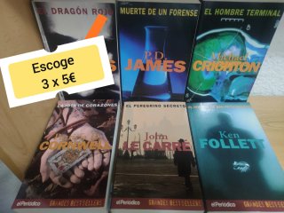 3 libros a escoger