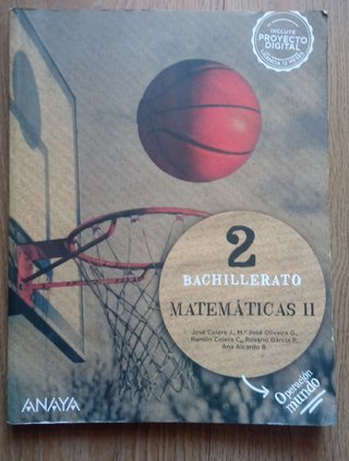 Matemáticas II. 2o de Bachillerato