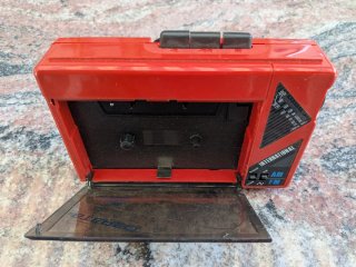 Reproductor Cassette Vintage Rojo STEREO
