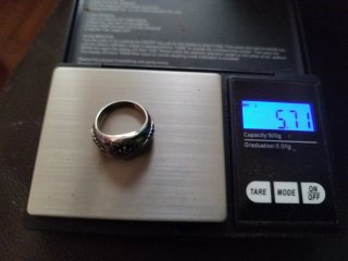 Anillo Sello Plata 925 certificada