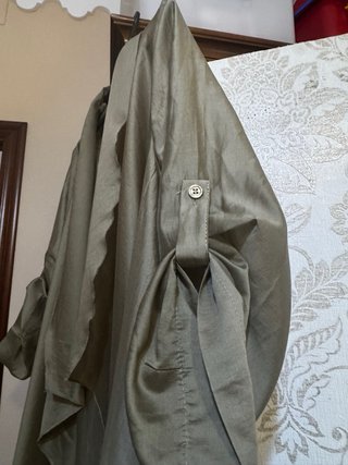 Blazer capa verde talla única
