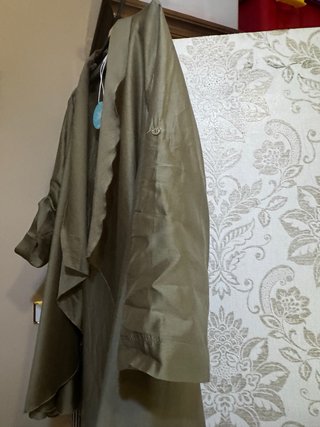 Blazer capa verde talla única