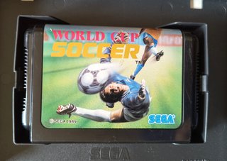 World Cup Soccer Mega Drive - Completo + Module