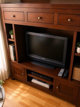 Mueble TV/Aparador Madera Maciza Colonial