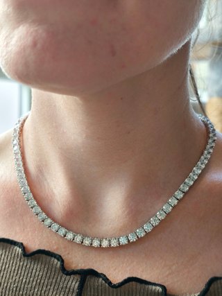 Cadena y pulsera Riviera Plata 925