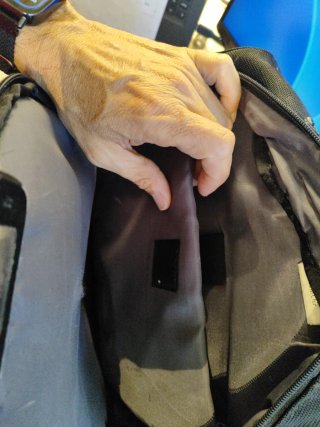 Mochila HP Negra y Gris