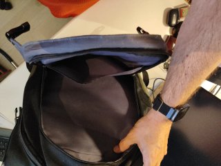 Mochila HP Negra y Gris