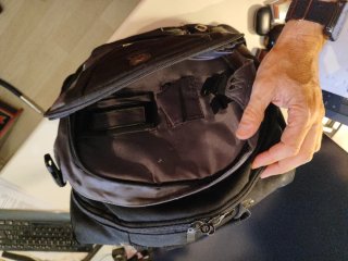 Mochila HP Negra y Gris