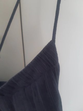 Vestido tirantes cruzados Azul oscuro.