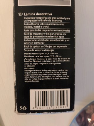 Lámina decorativa cebra Melinera