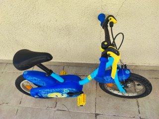 Bicicleta infantil azul Btwin 14"