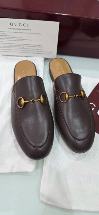 Mocassini Gucci Princetown Marrone Tg 42