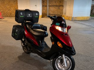 Baúl Alforjas Moto Negro