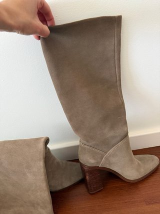 Botas altas piel Mango talla 38