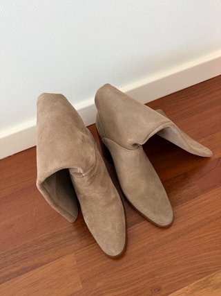 Botas altas piel Mango talla 38