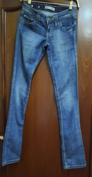 Pantalón Vaquero Stradivarius Azul