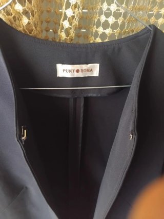 Chaqueta elegante Punto Roma negra
