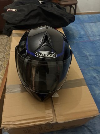 Casco moto nero DIEFFE