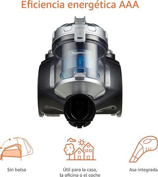 Amazon Basics Potente aspirador 700W sin bolsa