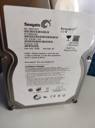 Disco Duro Seagate Barracuda LP 1.5 TB