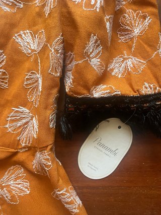 Vestido Panambi Naranja Estampado