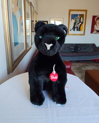 Peluche Trudi pantera Iris, 31 cm, da collezione