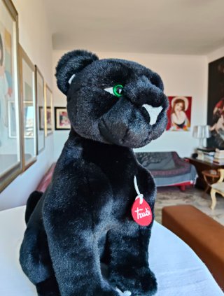 Peluche Trudi pantera Iris, 31 cm, da collezione